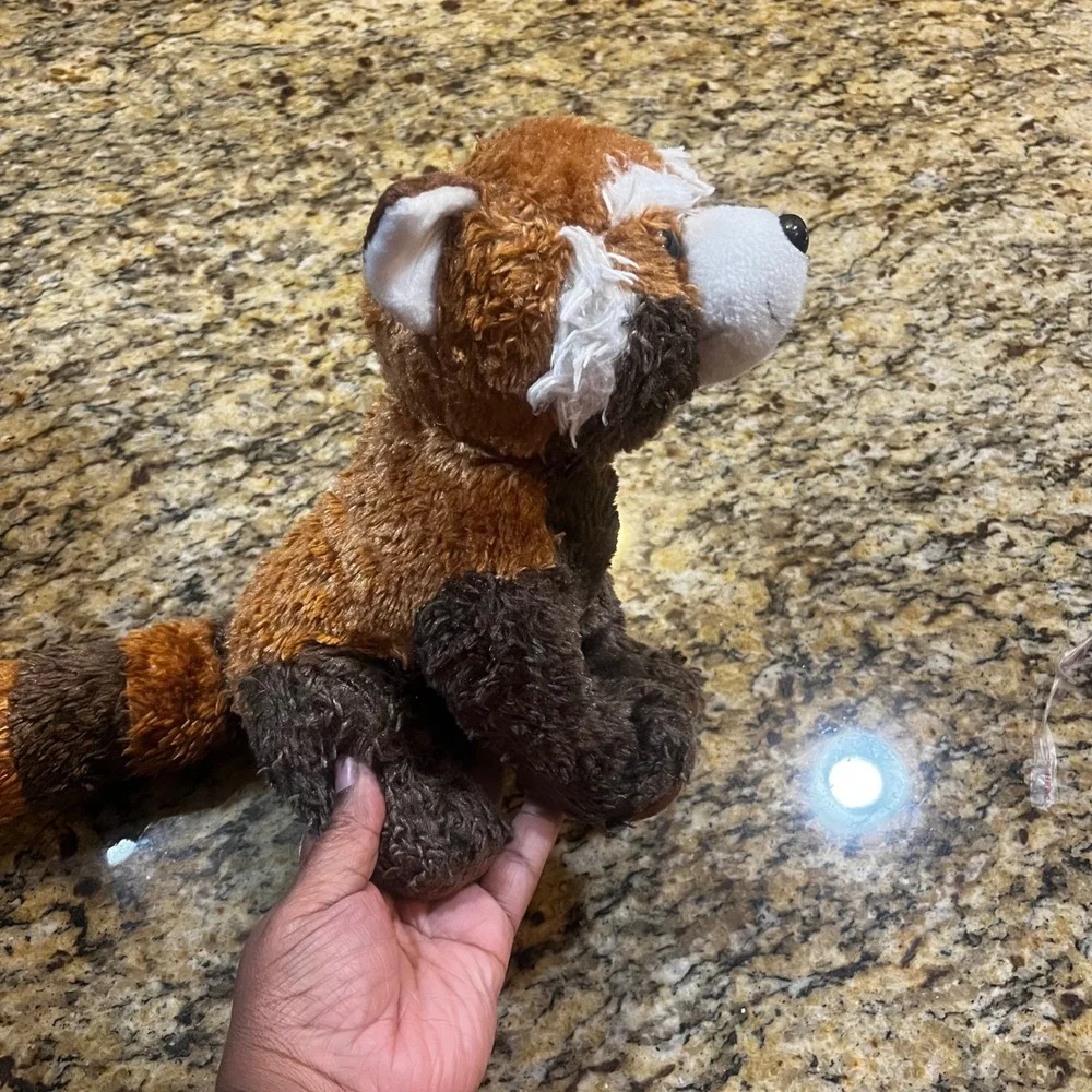 Adventure Planet‎ Red Panda Plush Stuffed Animal Realistic Rust Brown 10 Inch